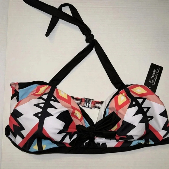 Denater Minimalistic Suspenders Lacing Swimsuit Maldives Hawaiian Beach Boho - Picture 7 of 9